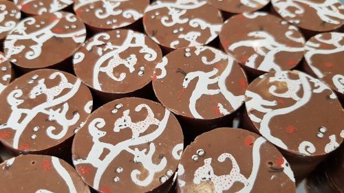 Erdbeer Mascarpone Praline